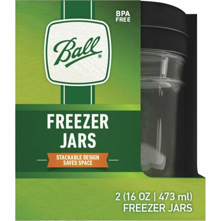 BALL Pint Freezer Jar, 2PK 1440080103